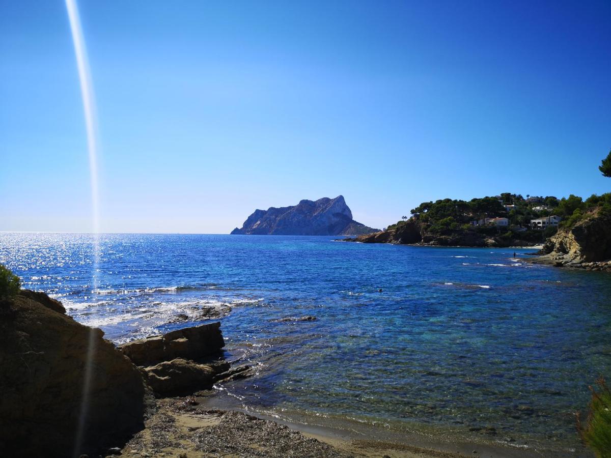 La Madrugada - Luxury Moraira Villa With Sea Views And Private Heated Pool Kültér fotó